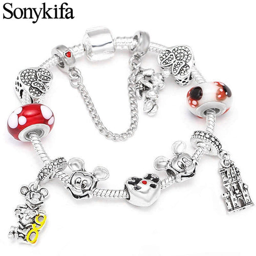 Sonykifa Dropshipping Cartoon Style Charm Bracelet