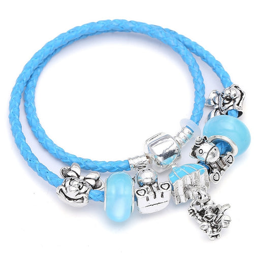 Sonykifa Fashion Gift Jewelry Kitty Pendant Charm Bracelet