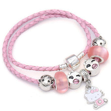 Load image into Gallery viewer, Sonykifa Fashion Gift Jewelry Kitty Pendant Charm Bracelet