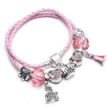Load image into Gallery viewer, Sonykifa Fashion Gift Jewelry Kitty Pendant Charm Bracelet