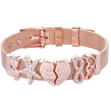 Load image into Gallery viewer, High quality Stainless Steel Color of Pink Gold Bracelet