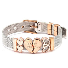 Load image into Gallery viewer, High quality Stainless Steel Color of Pink Gold Bracelet