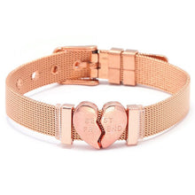 Load image into Gallery viewer, High quality Stainless Steel Color of Pink Gold Bracelet