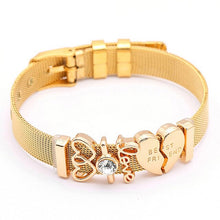 Load image into Gallery viewer, High quality Stainless Steel Color of Pink Gold Bracelet
