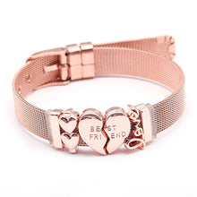 Load image into Gallery viewer, High quality Stainless Steel Color of Pink Gold Bracelet