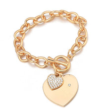 Load image into Gallery viewer, Sonykifa Fashion Heart Exquisite Charm Polishing Pandoro Bracelets